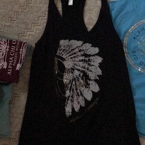 Alpha chi omega game day tank
